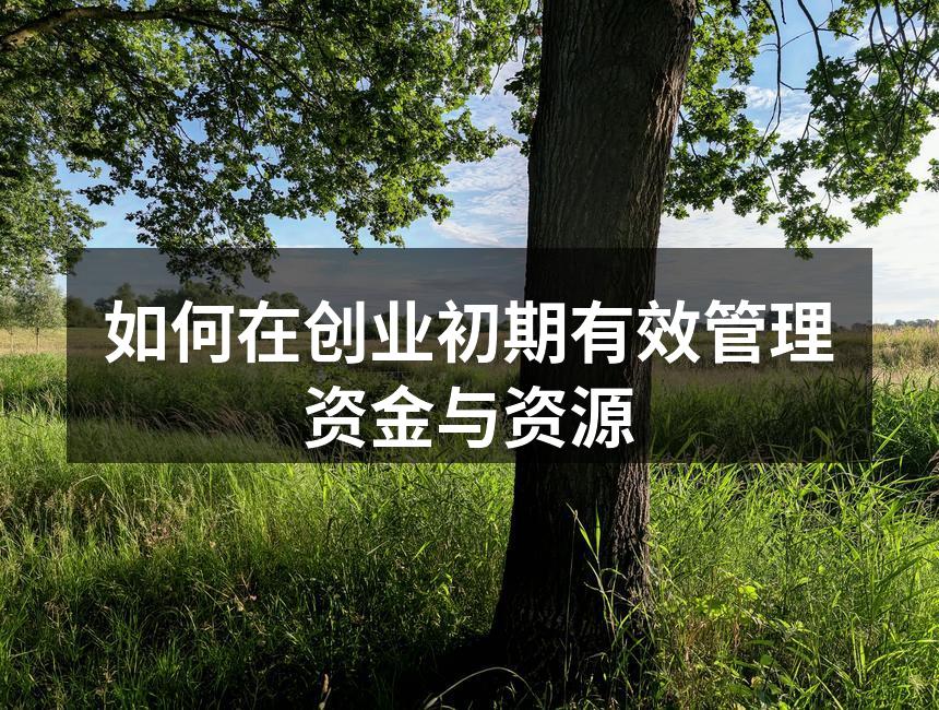 有效的资金管理是创业成功的关键